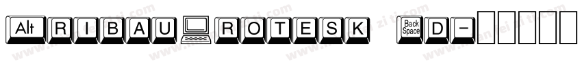 AribauGrotesk Bd字体转换